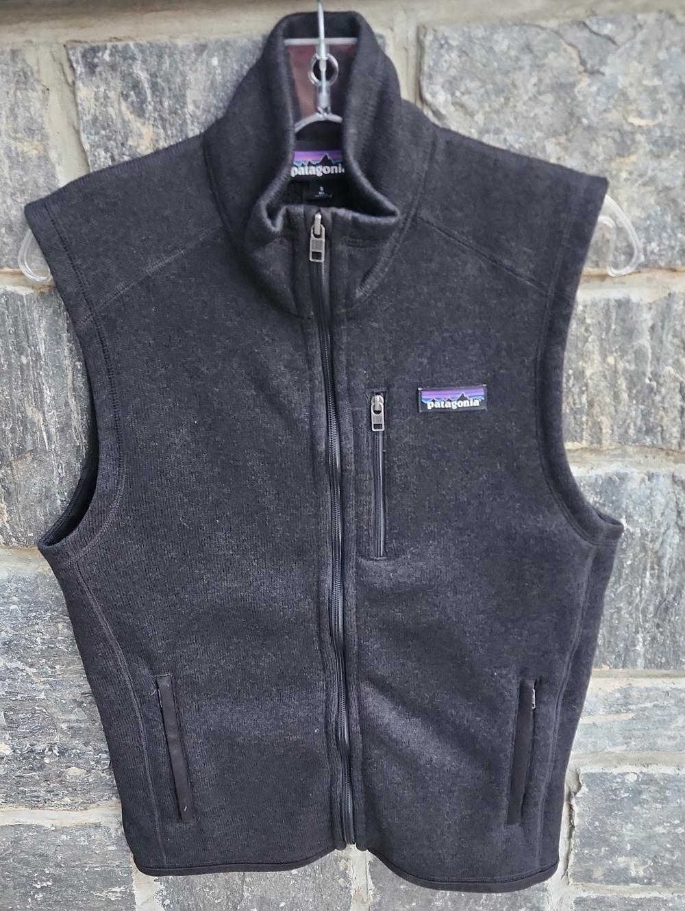 Patagonia Better Sweater Black Fleece Vest Men's Small Regular